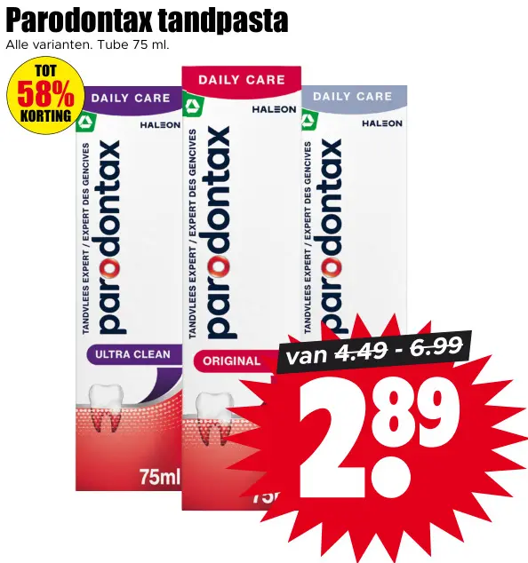 Aanbieding: Tandpasta