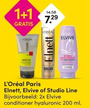 Aanbieding: L'Oréal Paris Elnett, Elvive of Studio Line