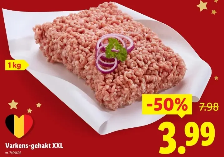 Promotie: Varkens-gehakt XXL