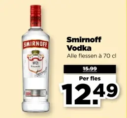 Aanbieding: Smirnoff Vodka