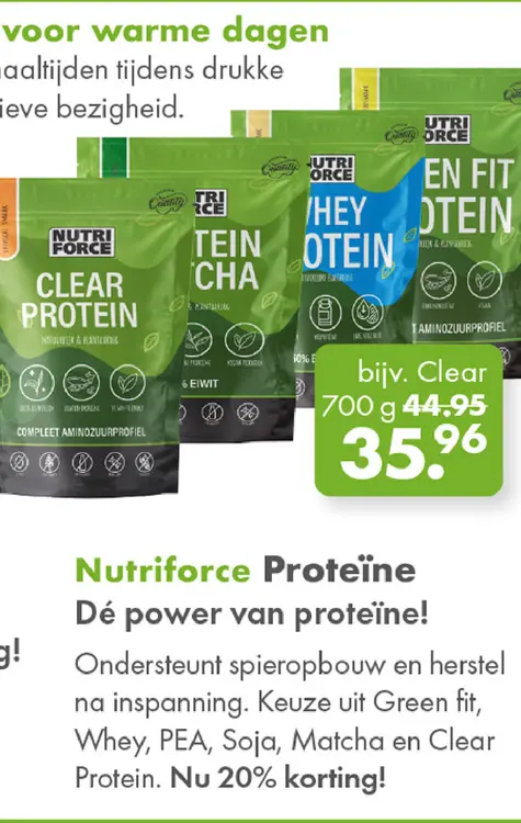 Aanbieding: Nutriforce Proteïne