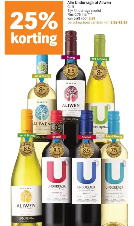 Aanbieding: Undurraga of Aliwen