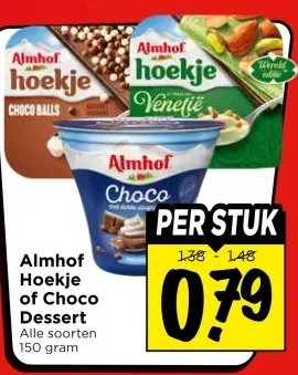 Aanbieding: Hoekje of Choco Dessert