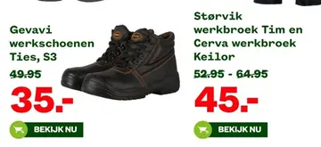 Aanbieding: Gevavi werkschoenen Ties