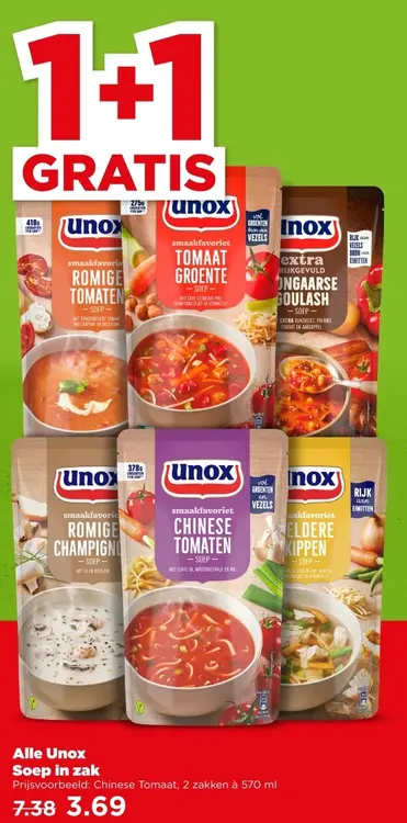 Aanbieding: Alle Unox Soep in zak