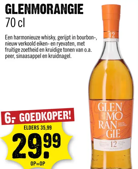 Aanbieding: Glenmorangie Original 12 Years 70 cl