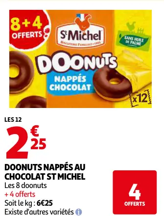 Promotie: Doonuts nappés au chocolat