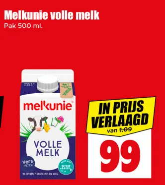 Aanbieding: volle melk