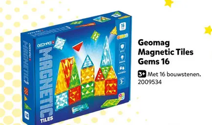Aanbieding: Magnetic Tiles Gems 16