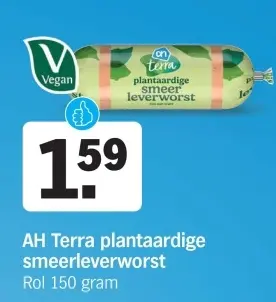 Aanbieding: Plantaardige smeer leverworst