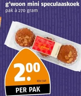 Aanbieding: mini speculaaskoek