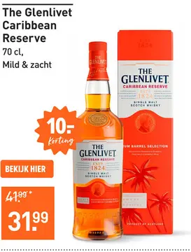 Aanbieding: The Glenlivet Caribbean Reserve 70CL Whisky