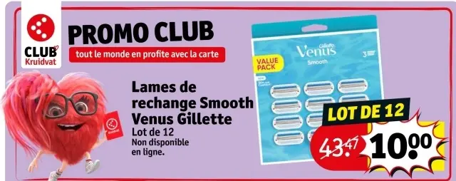 Offre: Lames de rechange Smooth