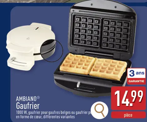 Offre: Gaufrier