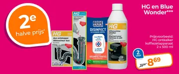 Aanbieding: HG en Blue Wonder