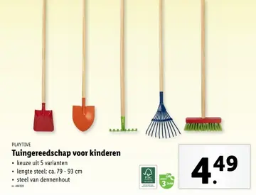 Aanbieding: Tuingereedschap voor kinderen