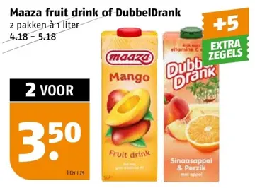 Aanbieding: Maaza fruit drink of DubbelDrank