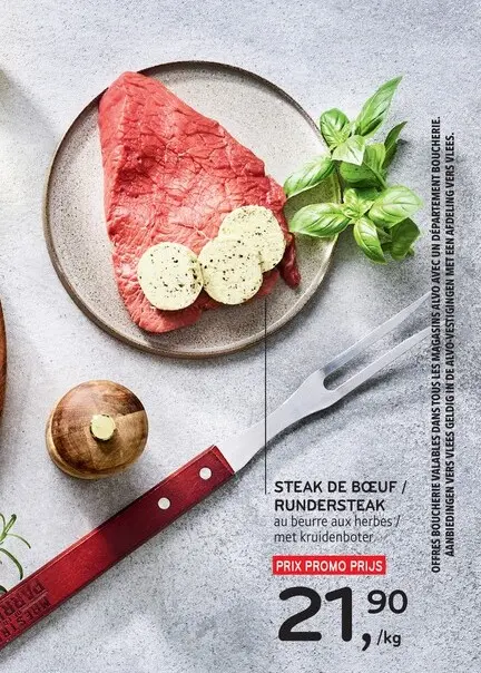 Offre: Steak de bœuf / rundersteak