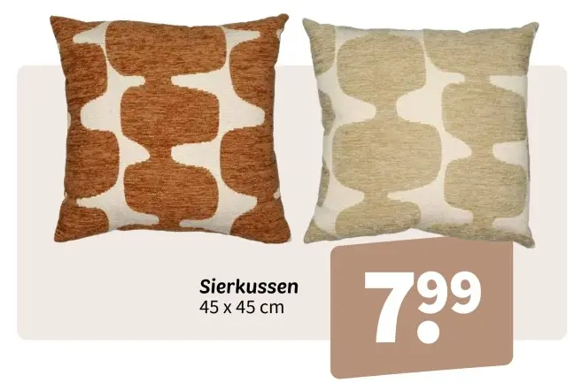 Promotie: Sierkussen