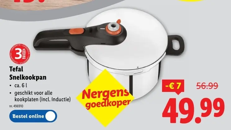 Promotie: Snelkookpan