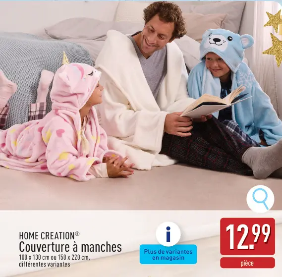 Offre: Couverture à manches