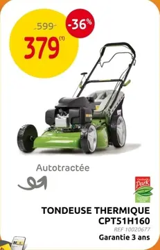 Offre: Tondeuse thermique cpt51h160