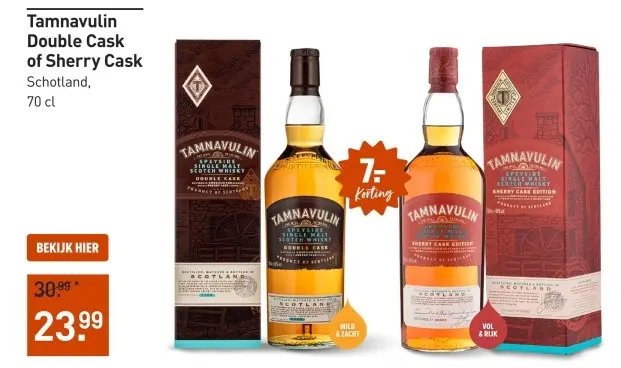 Aanbieding: Tamnavulin Double Cask of Sherry Cask