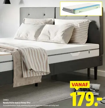 Aanbieding: Koudschuim matras Emma One