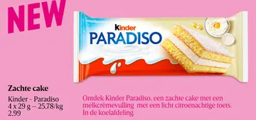 Aanbieding: Kinder - Paradiso