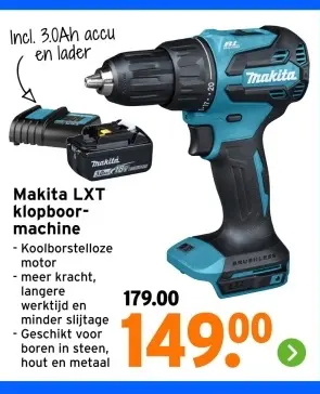 Aanbieding: LXT klopboormachine