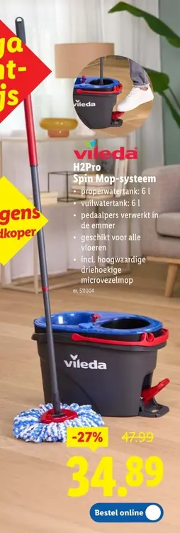 Promotie: Spin Mop Box »H2PrO«