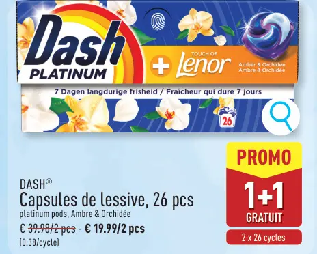 Offre: Capsules de lessive