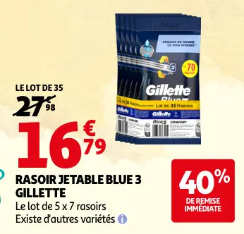 Promotie: Rasoir jetable blue 3