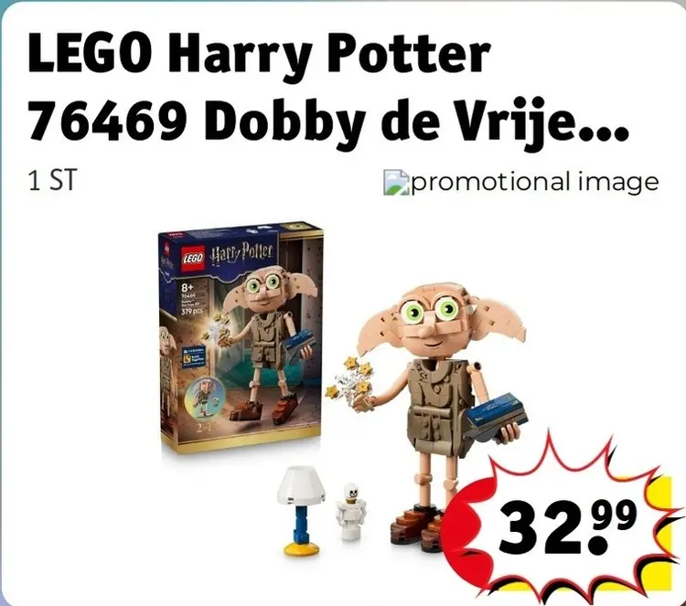 Aanbieding: LEGO Harry Potter 76469 Dobby de Vrije...