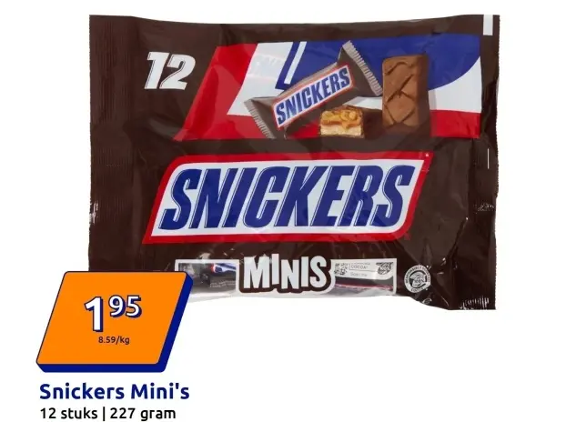 Promotie: Snickers Mini's