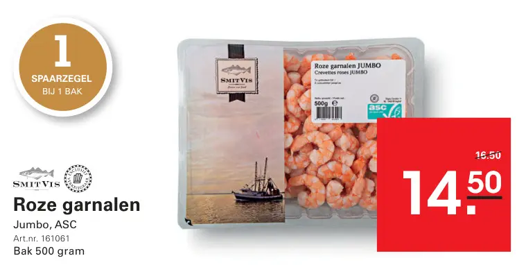 Aanbieding: Roze garnalen