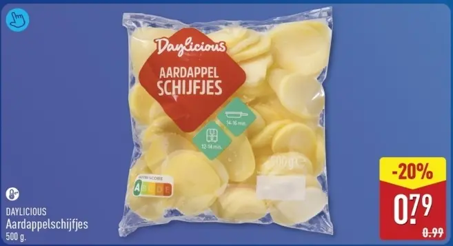 Aanbieding: Aardappelschijfjes