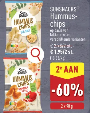 Promotie: Hummus-chips