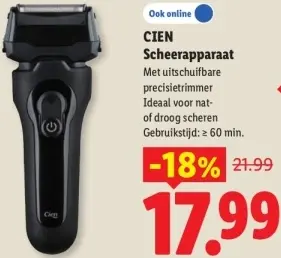 Aanbieding: Scheerapparaat