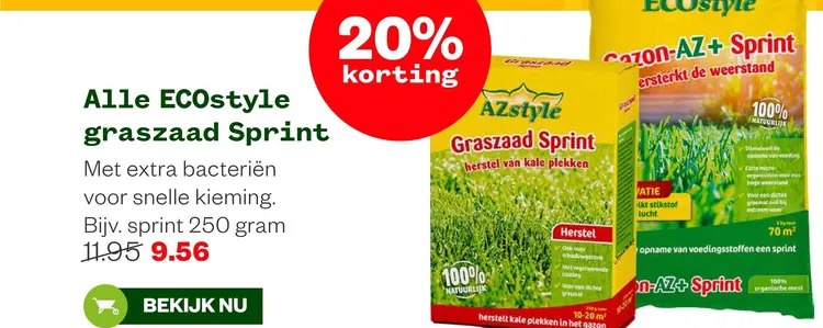 Aanbieding: ECOstyle graszaad Sprint