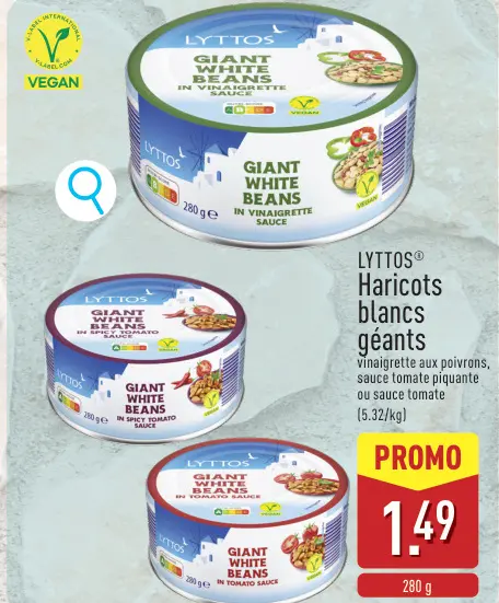 Offre: Haricots blancs géants
