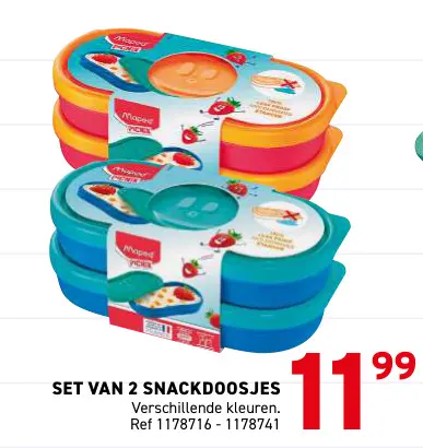 Promotie: Snackdoosjes