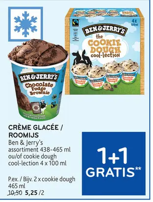Offre: Crème glacée / roomijs