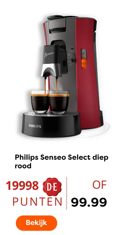 Aanbieding: Senseo Select diep rood