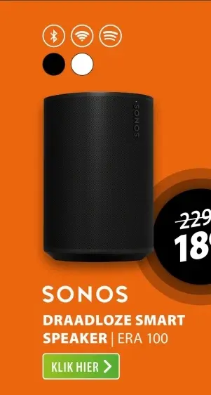 Aanbieding: Draadloze smart speaker | era 100
