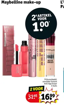 Aanbieding: Maybelline make-up