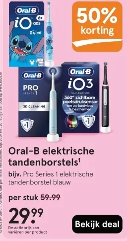 Aanbieding: Oral-B elektrische tandenborstels