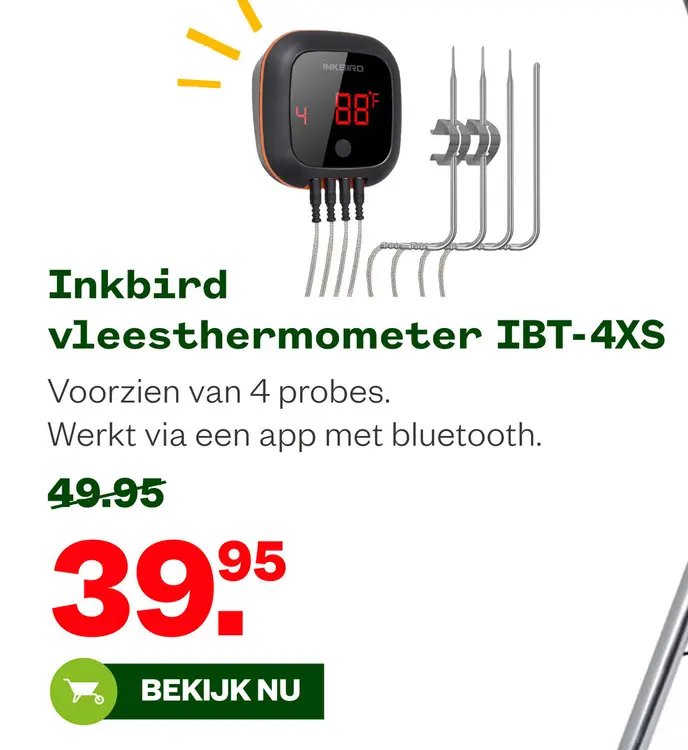 Aanbieding: vleesthermometer IBT-4XS