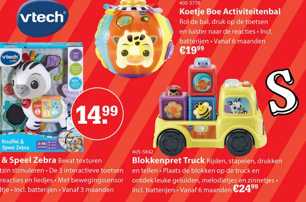 Aanbieding: Vtech baby koetje boe bal