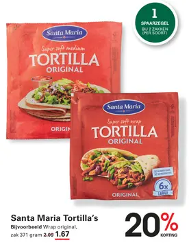 Aanbieding: Santa Maria Tortilla's